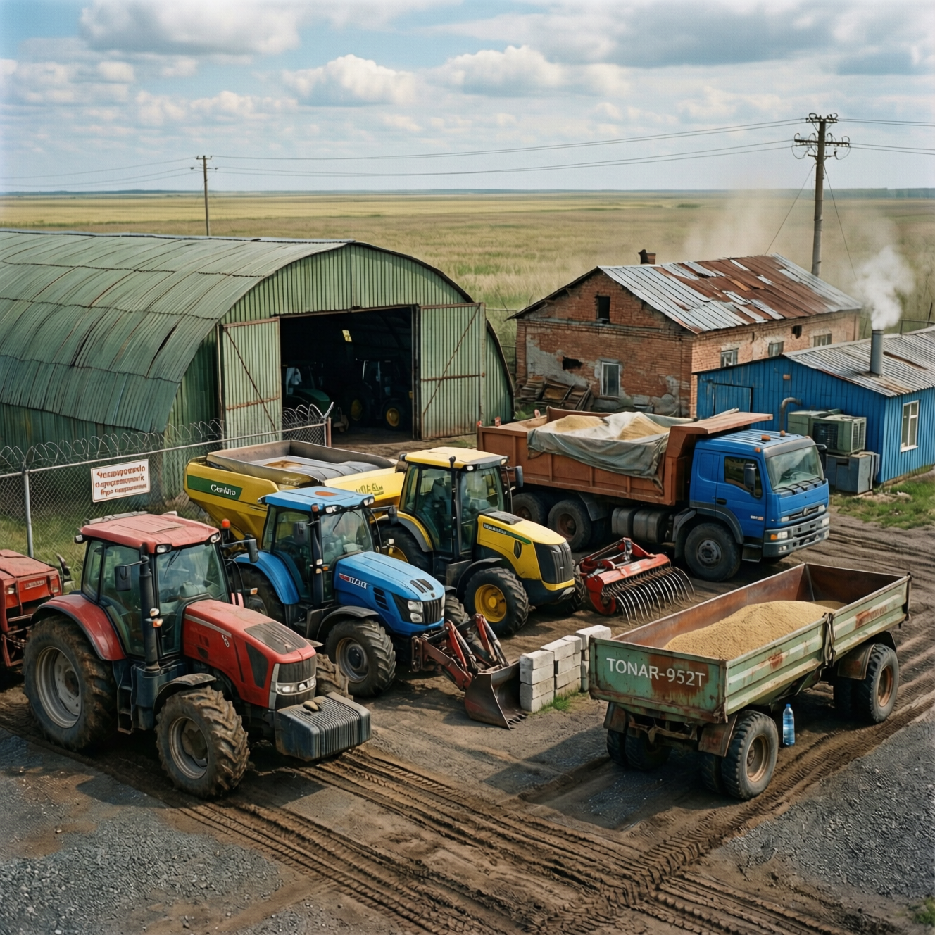 Спецтехника сельхозпредприятия, Оренбургская область